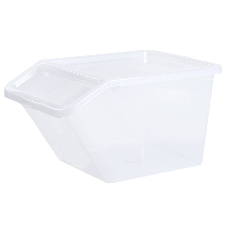 Kunststof opbergdoos Basic Box Schuine Vorm, 40 liter.